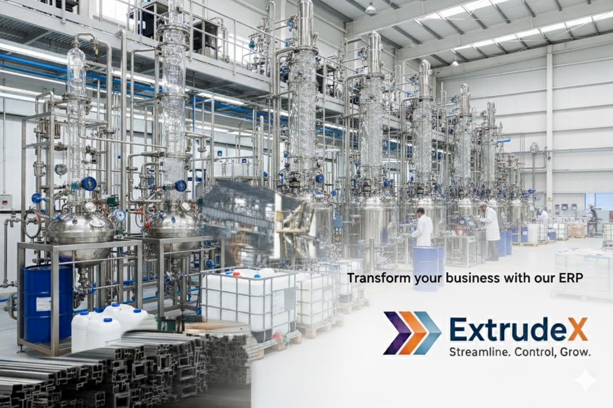 Specialty chemical extrusion process