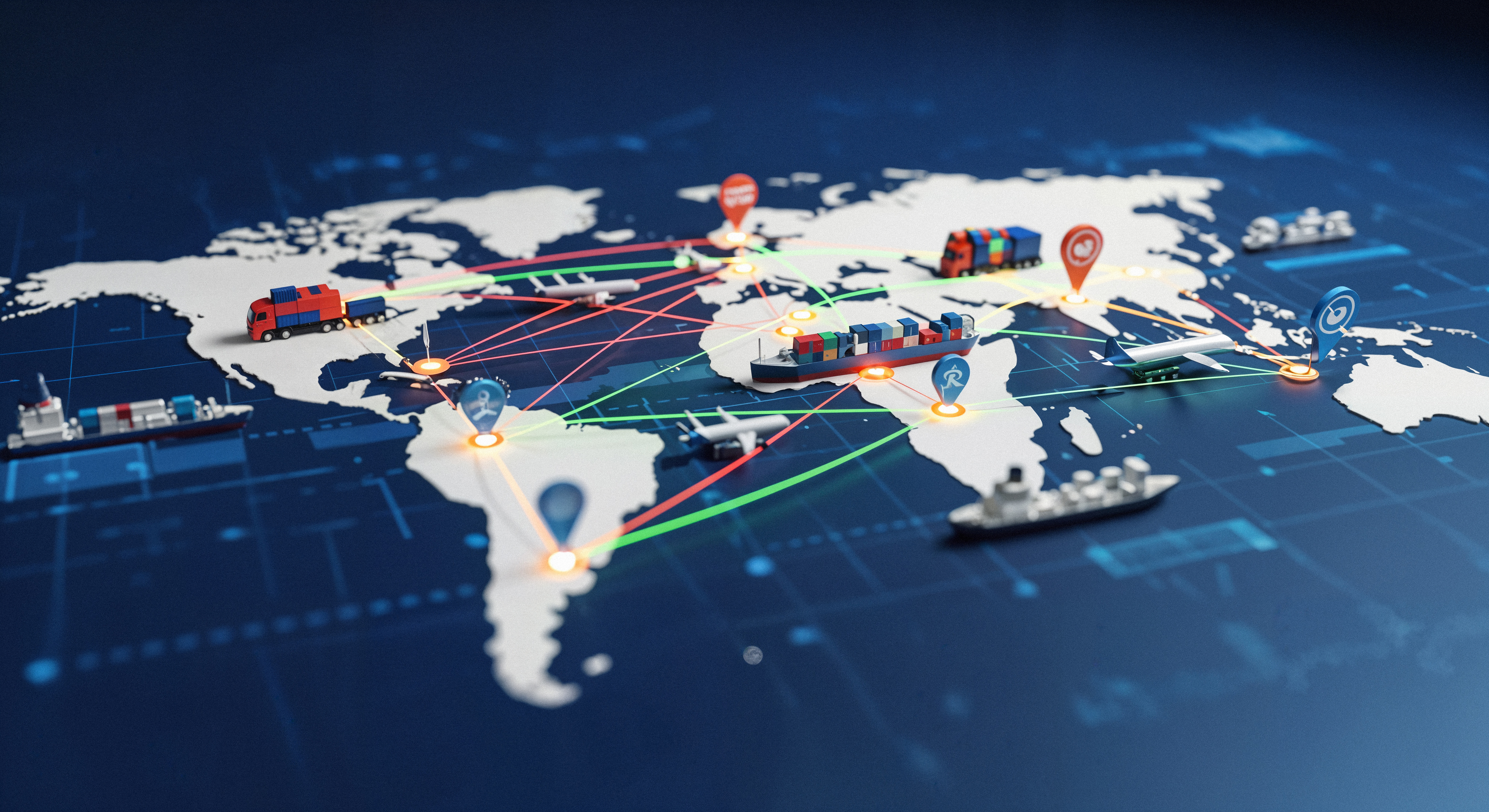 Connected Logistics Illustration
